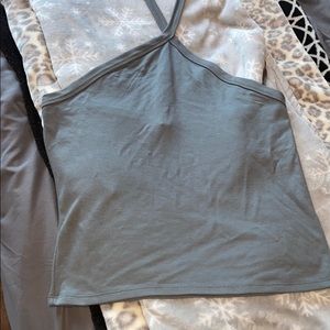 Grey halter top from garage. New with tags